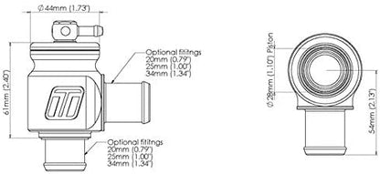 Turbosmart BOV Kompact Plumb Back-25mm  TS-0203-1222