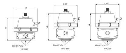Turbosmart Fuel Pressure Regulator - FPR800 - 2017 - Red  TS-0401-1108