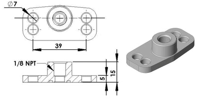 Turbosmart Fuel Pressure Regulator - FPR Adapter TS-0402-1004