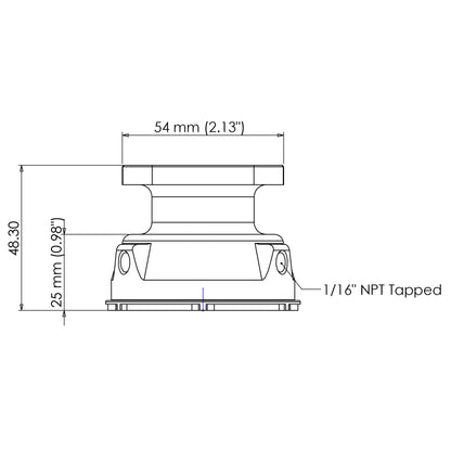 Turbosmart Gen 4 WG38,40,45 Top Sensor Cap (Cap Only) - Blue  TS-0505-3014