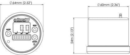 Turbosmart eB2 60psi 60mm White Silver  TS-0301-1001<br><br>