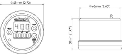 Turbosmart eB2 60psi 66mm Silver Silver  TS-0301-1004<br><br>