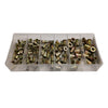 100 x Assorted Serrated Threaded Nutserts <br><br>