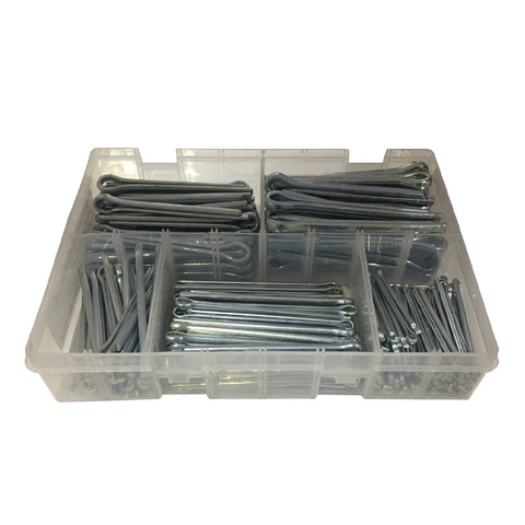 220 x Assorted Large Imperial Cotter Split Pins<br><br>