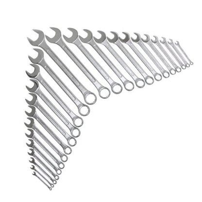 25 x Chrome Vanadium Combination Spanner Wrench Set, Metric 6 - 32mm