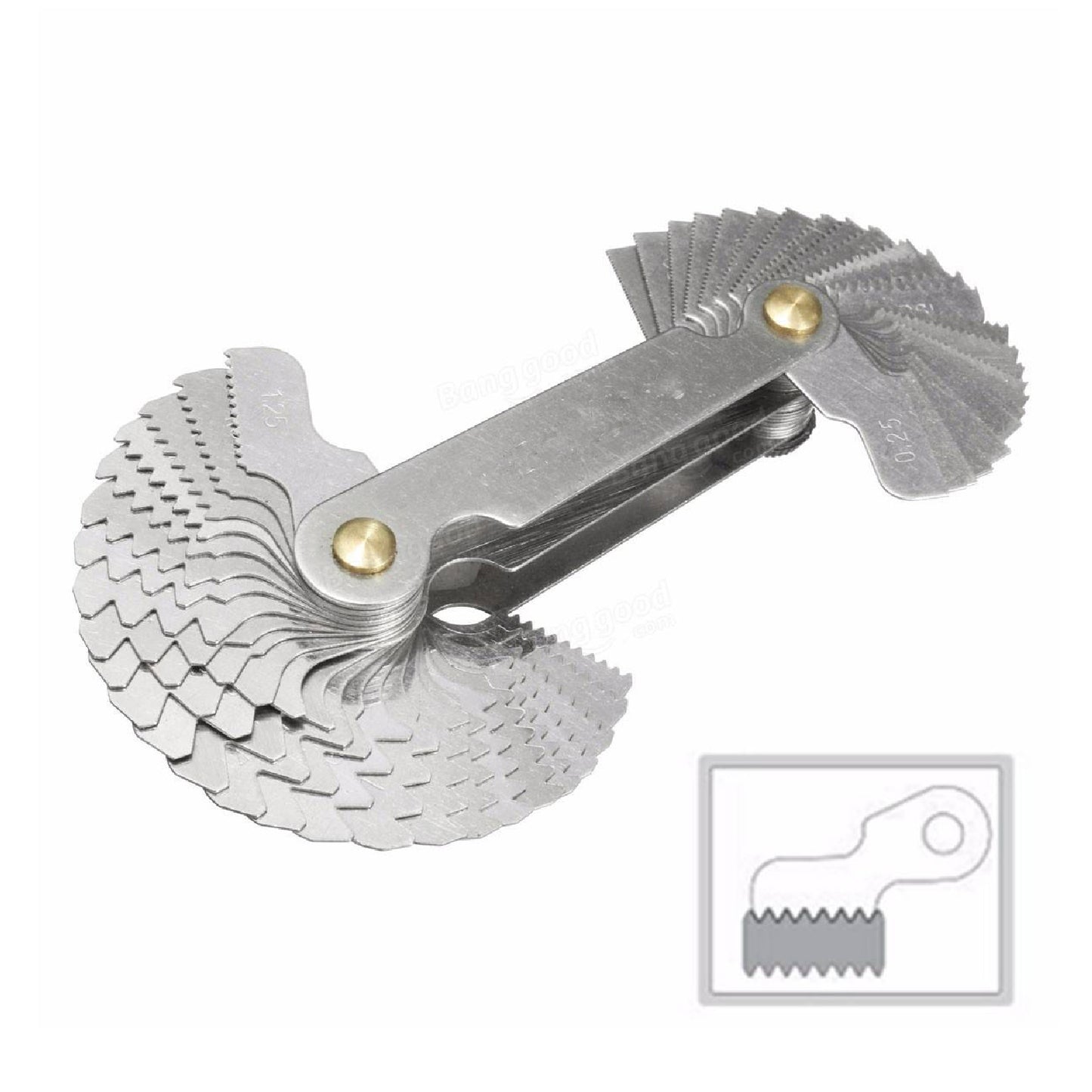 52 Blade Screw Pitch Combination Gauge Imperial & Metric