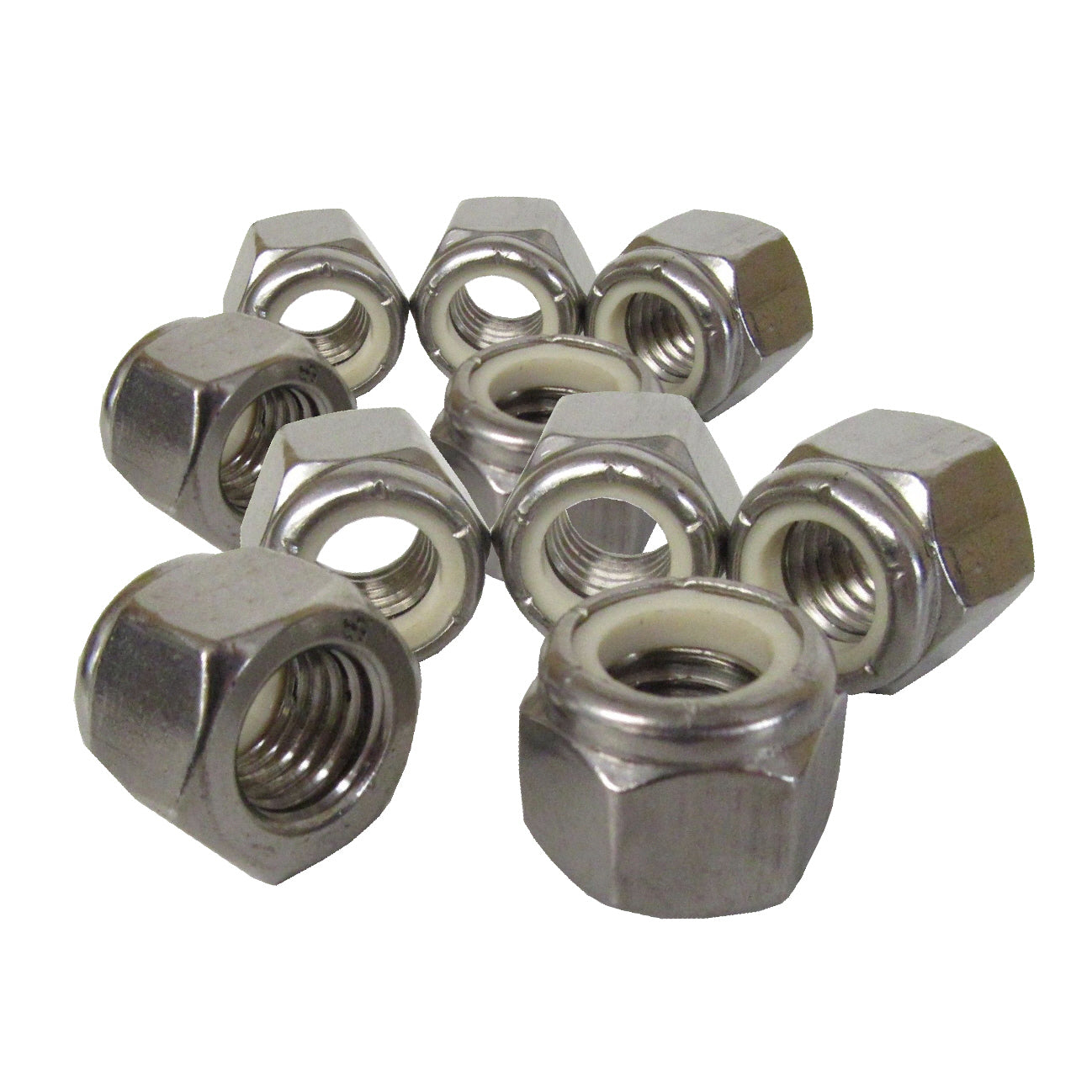 Imperial Nylon Insert Steel Locking Nuts<br><br>