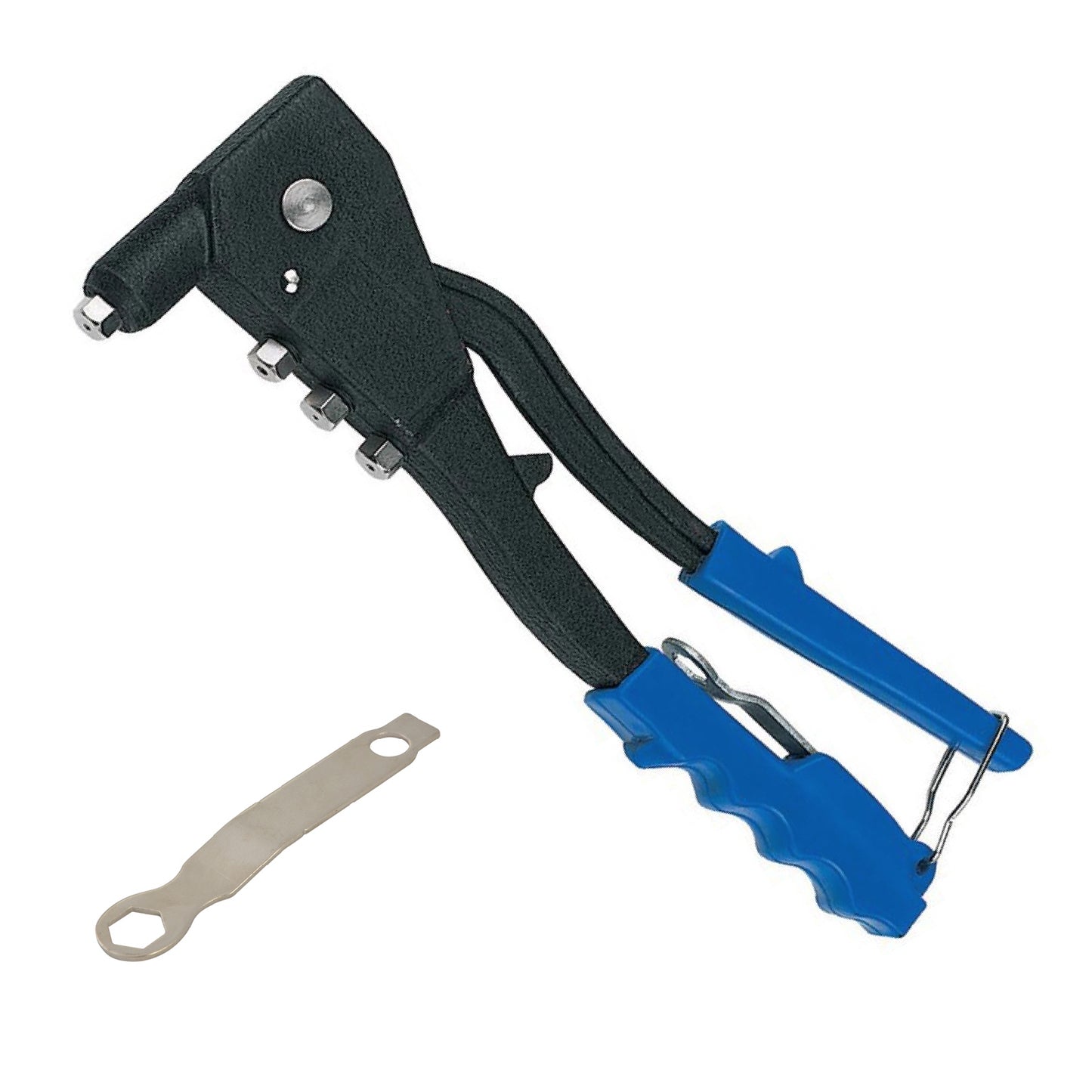 Hand Pop Riveter Gun & 60 Rivets Sizes 2.4mm, 3.2mm, 4.0mm & 4.8mm