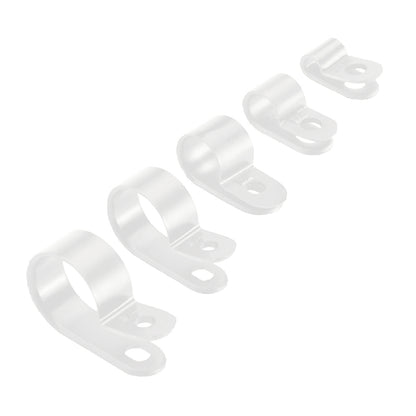 Natural / White Imperial Nylon P Clips for Conduit, Cable & Tubing