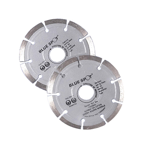 2 x 115mm Diamond Cutting Discs 4.5" Angle Grinder Blades