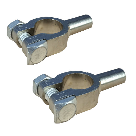 2 x Battery Terminals Crimp 7mm Positive & Negative for 16 - 25mm² Cable