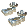 2 x Wing Nut Battery Terminals Pair of Positive & Negative with 10mm Stud