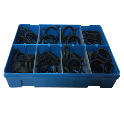 32 x Assorted Mikalor Heavy Duty Spring Band Clamps<br><br>