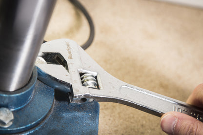 Chrome Adjustable 250mm Wrench, Features 30mm Offset Jaw Width
