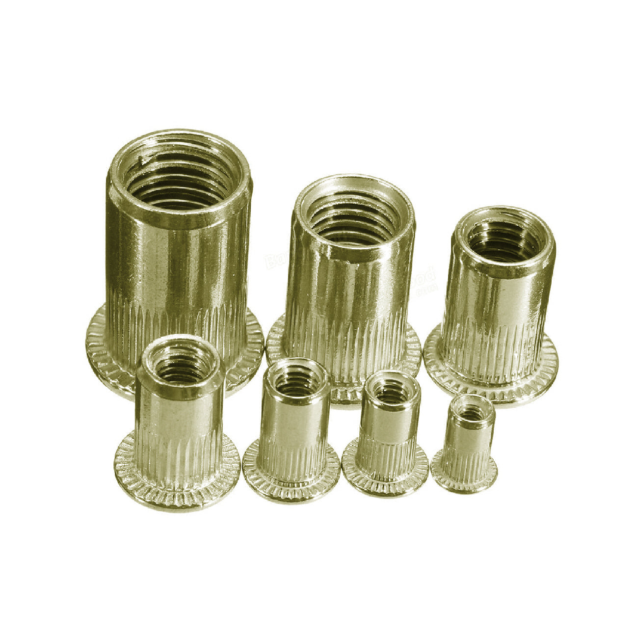 100 x Assorted Serrated Threaded Nutserts <br><br>
