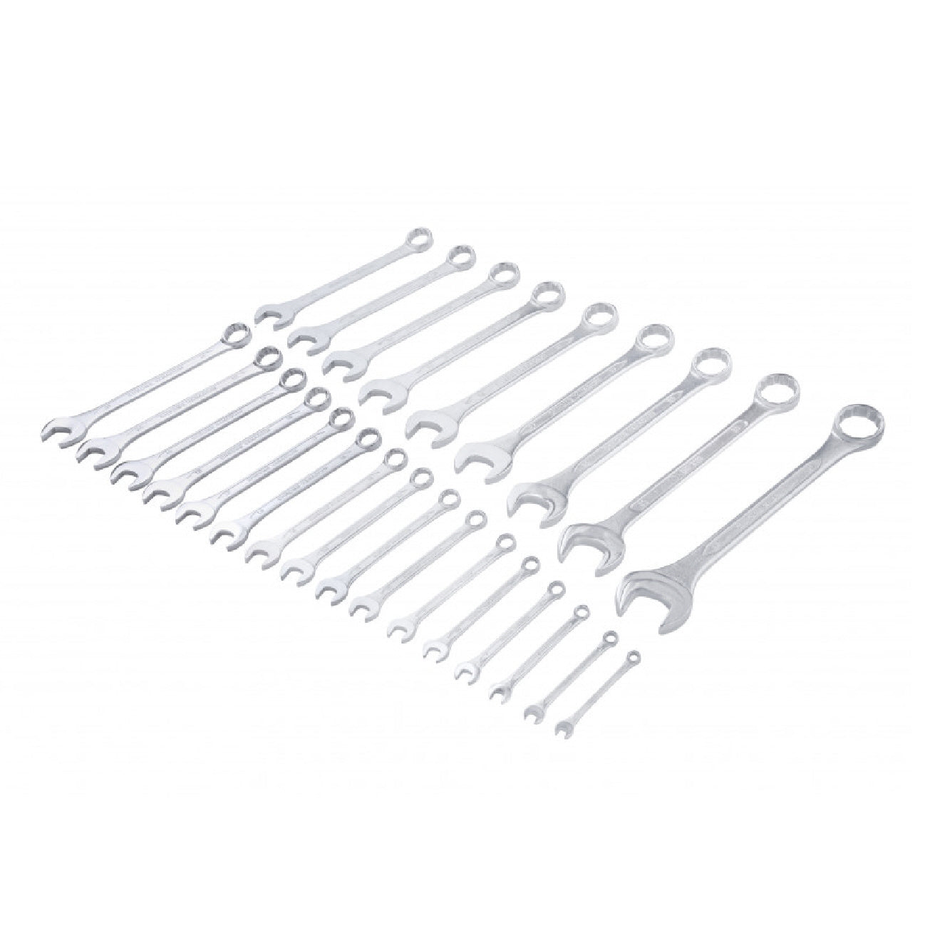25 x Chrome Vanadium Combination Spanner Wrench Set, Metric 6 - 32mm