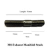 M8 x 1.25mm Pitch Manifold Studs. Length: 41mm. <br>16mm - 9mm - 16mm