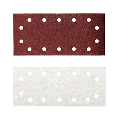 Punched 1/2 Sanding Sheets <br>115 x 230mm<br>Menu Options