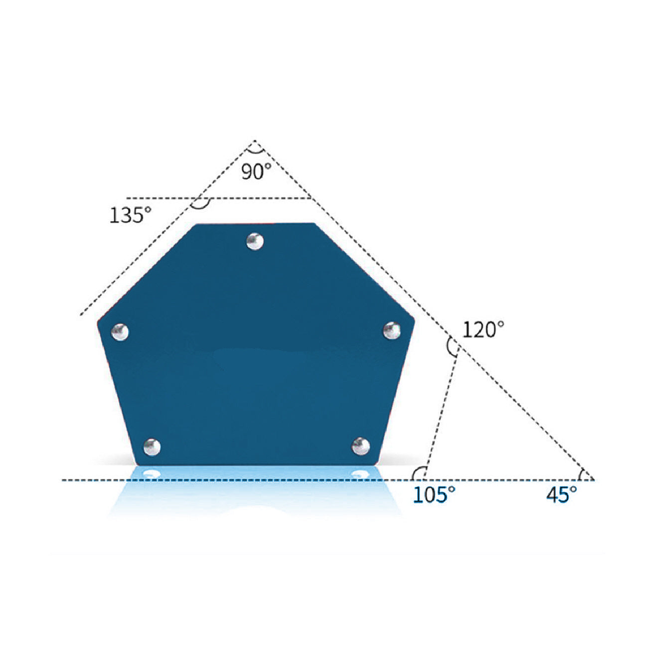 Large Welding Magnet Metal Holder<br> Magnet holds: 27.2kg  / 60lb<br>