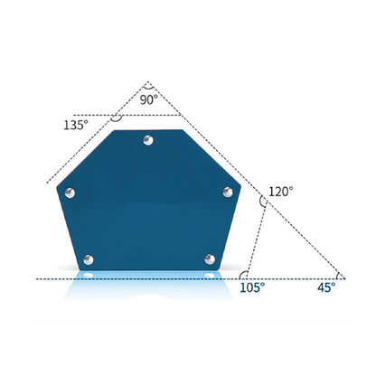 Large Welding Magnet Metal Holder<br> Magnet holds: 27.2kg  / 60lb<br>
