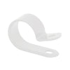 Natural / White Imperial Nylon P Clips for Conduit, Cable & Tubing