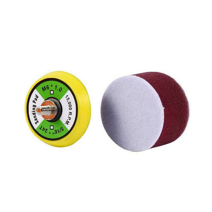 16 x Assorted Foam 50mm Polishing Pads with Backing Plate
