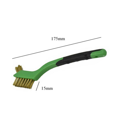 3 Pcs Wire Brush Rust Removal & Cleaning Set, Steel, Brass & Nylon