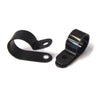 Black Metric Nylon P Clips for Conduit, Cable, Tubing & Sleeving