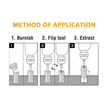 Damaged Screw Extractor, Remover Drill Bits <br><br>