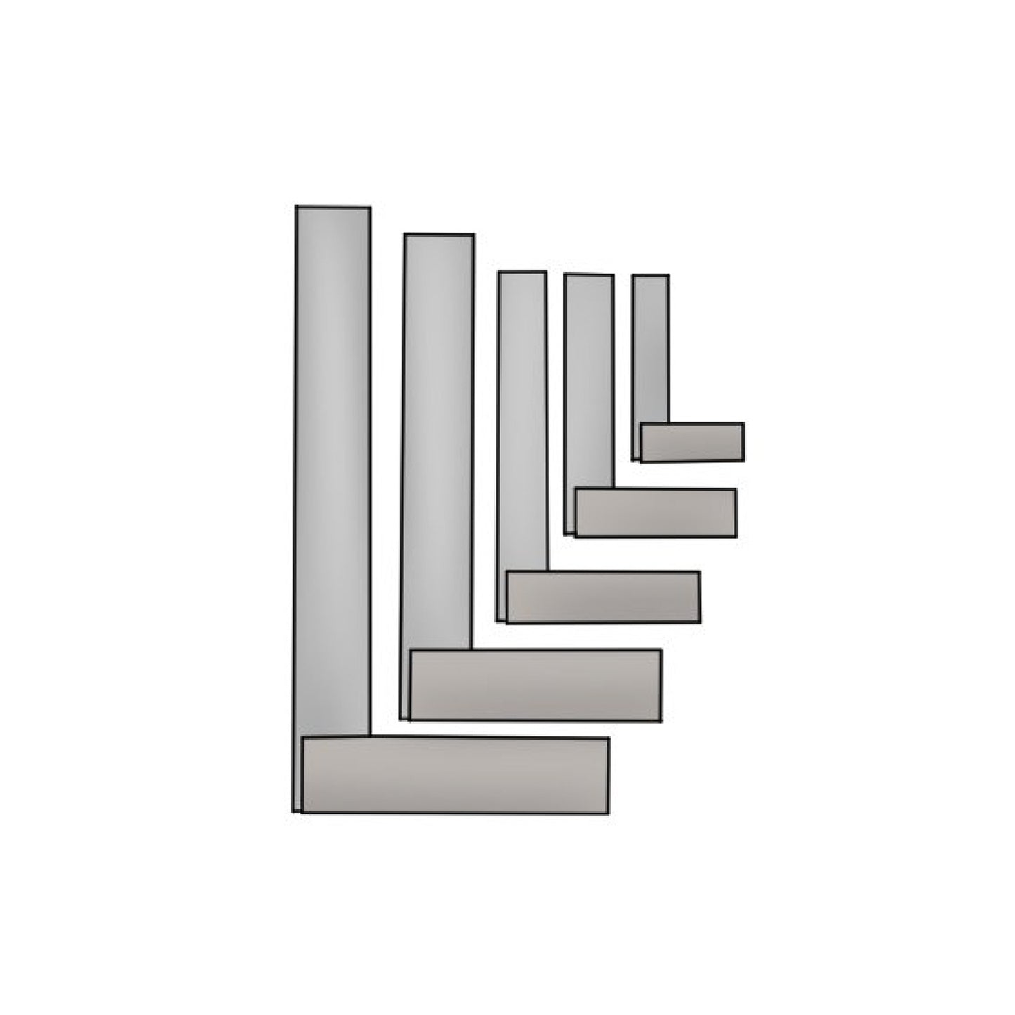 Engineers Metal Precision Set Squares BS Approved <br> Size Options