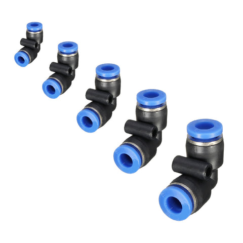 Releasable Elbow Connectors Speed Push Fit for Air Water & Fuel Hoses