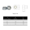 Imperial Set Screw Bolts with Washers & Nyloc Nuts<br>Menu Options