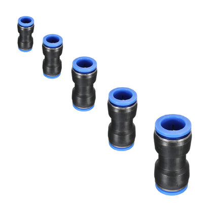 Releasable Straight Butt Connectors Speed Push Fit for Air Water & Fuel Hoses