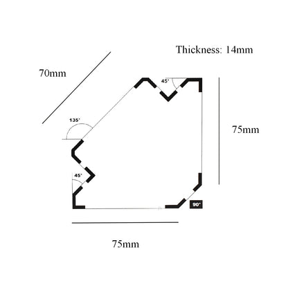 Welding Magnet 75mm Metal Holder <br> Magnet Holds: 8.5kg / 18lb<br>