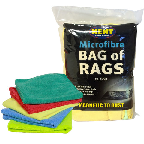 500g Microfibre Cleaning Cloths, Care Car Polishing Rags