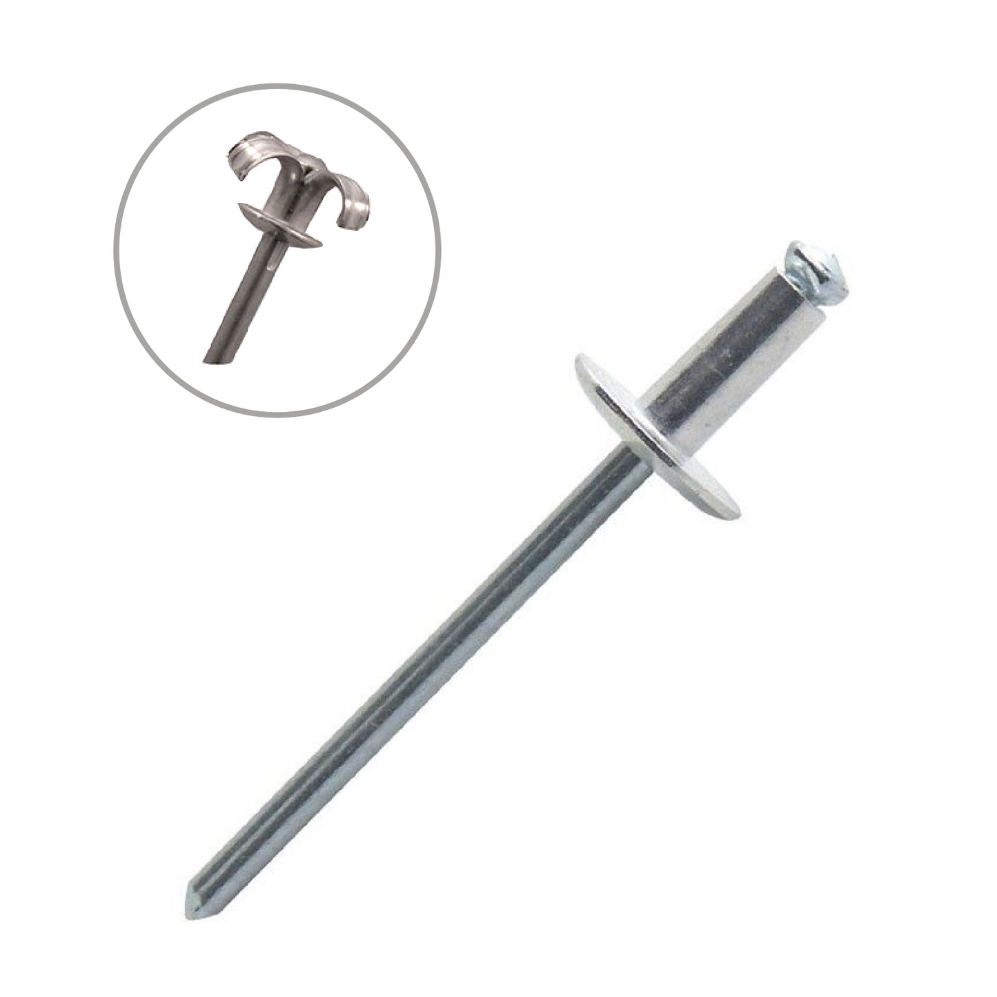 Peel Rivets Aluminium Dome headed<br>Menu Options