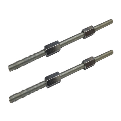 Fully Threaded Steel Screwed Rods 300mm with Connector Nuts Menu Options