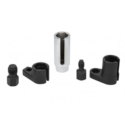 5 PCE Heavy Duty Alloy Steel Oxygen Sensor & Thread Chaser Set, Includes Robust Carrying Case