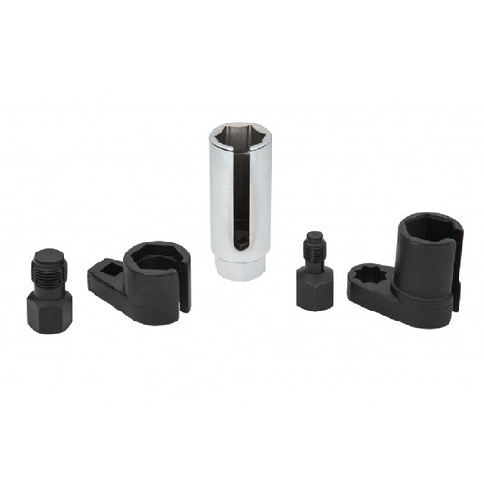 5 PCE Heavy Duty Alloy Steel Oxygen Sensor & Thread Chaser Set, Includes Robust Carrying Case