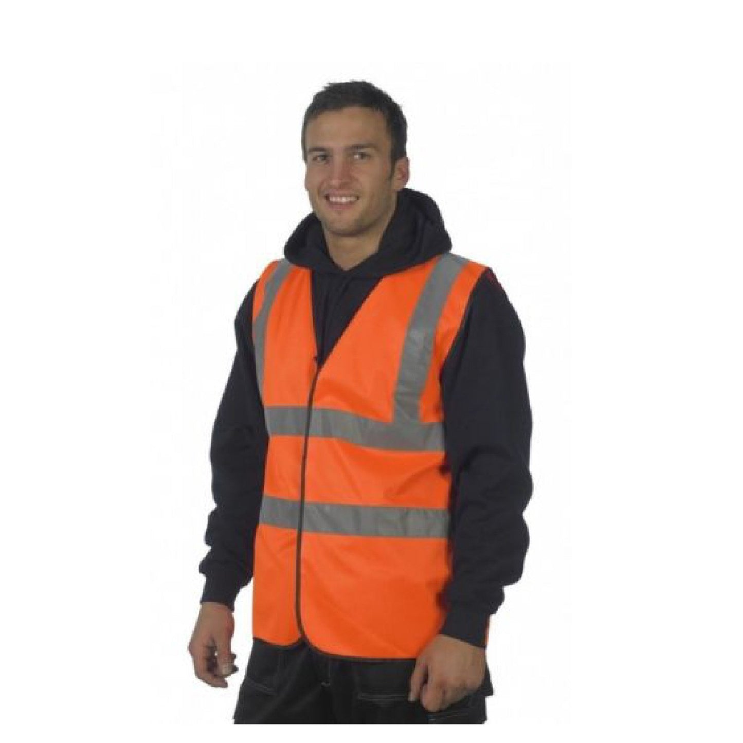 Orange High Visibility Safety Vest <br><br>