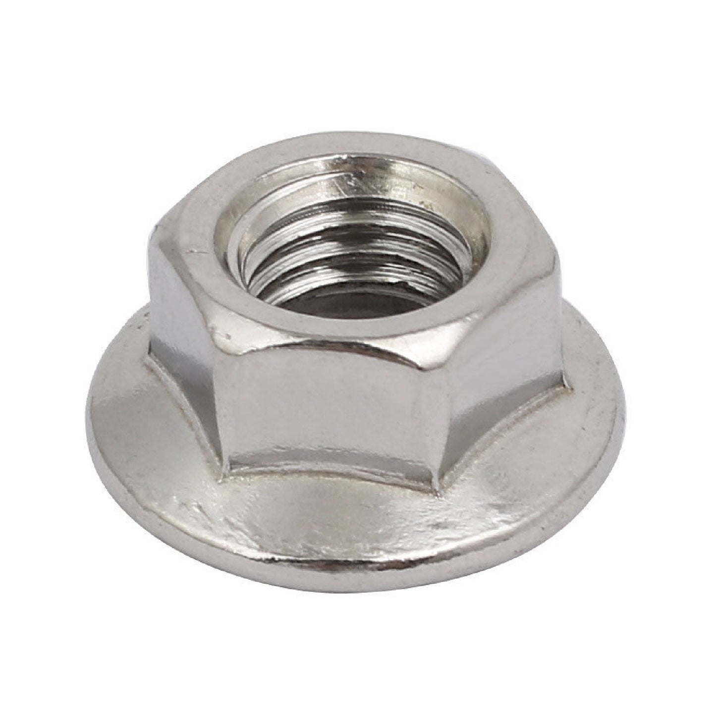 200 x Assorted Flanged Serrated Hex Nuts to Fit Metric Bolts