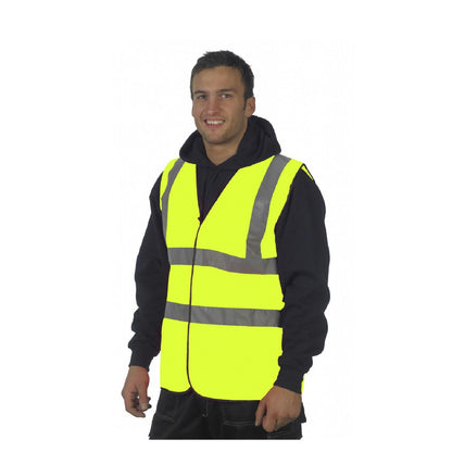Yellow High Visibility Safety Vest <br><br>