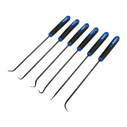 6 PCE Long Reach Pick and Hook Set, with Soft Grip Handles