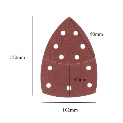 Hook and Loop 150mm Delta Sanding Sheets<br>Menu Options