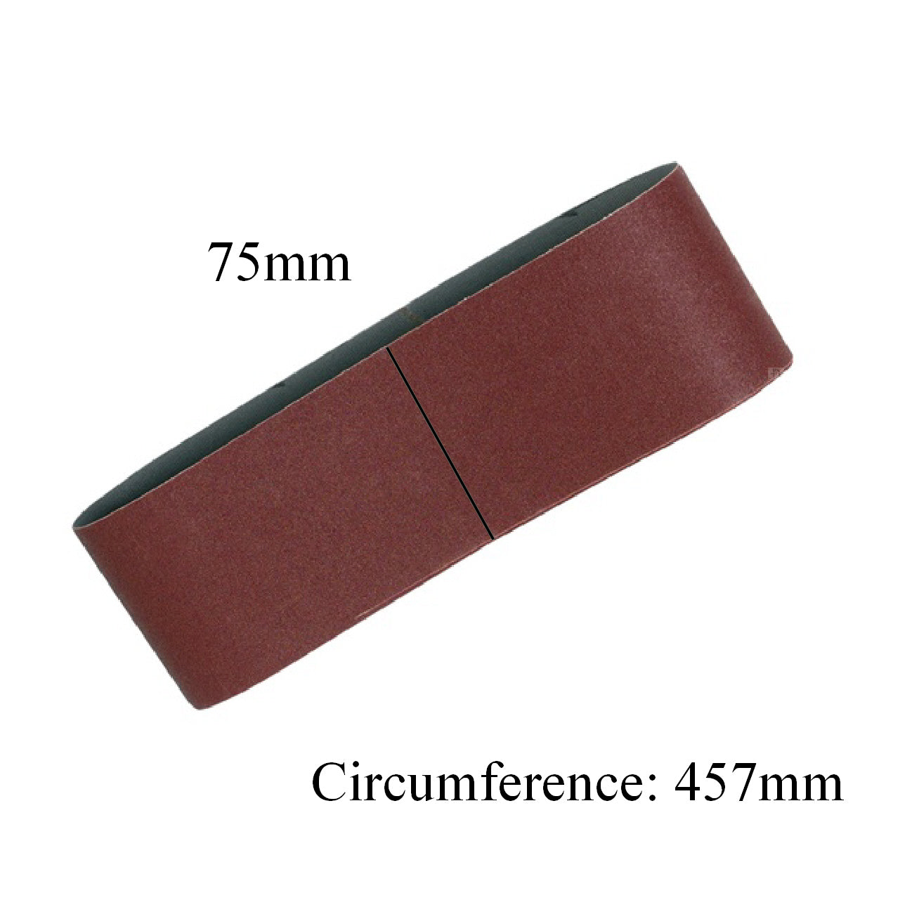 Sanding Belts<br>Size: 75 x 457mm<br>Menu Options