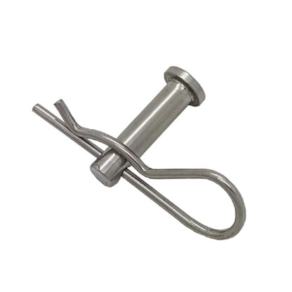 60 x Assorted Imperial Clevis Pin Fasterners & Retaining R Clips<br>