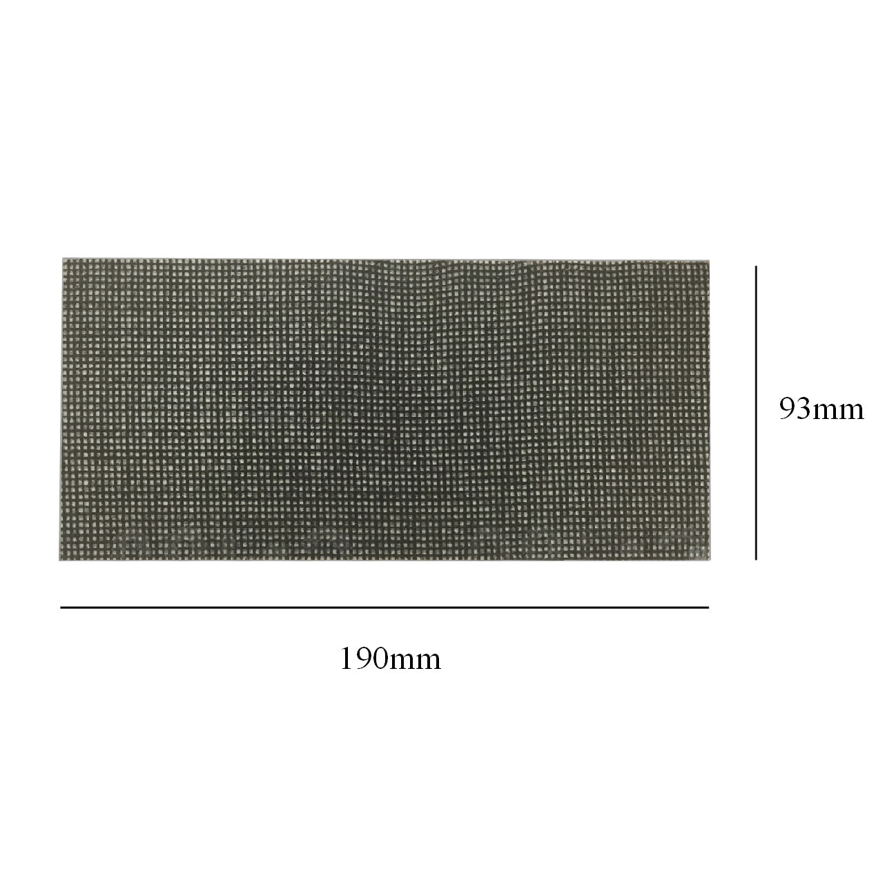Hook and Loop 1/3 Mesh Sanding Sheets 93 x 190mm<br>Menu Options