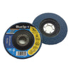 8 x Mixed Grit Flap Wheel Sanding Discs 115mm Zirconium Oxide
