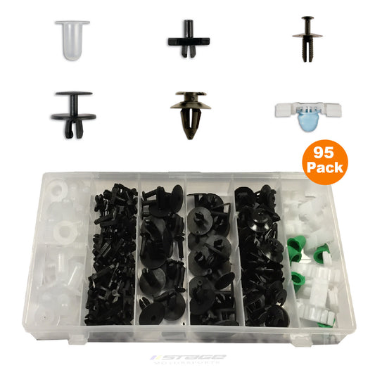 95 x Assorted BMW Car Door Panel Trim Clips<br><br>