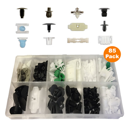 85 x Assorted Volkswagen Car Door & Panel Trim Clips<br><br>